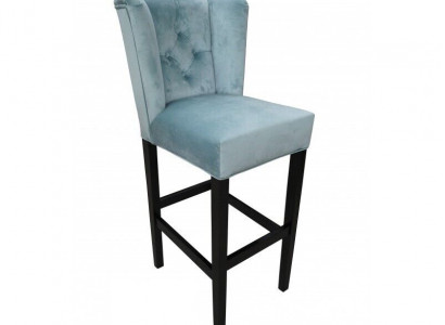 Blue Bar Stool 2-Piece Set Fabric Bar Stools Bar Stools Counter Chair Chesterfield Chairs